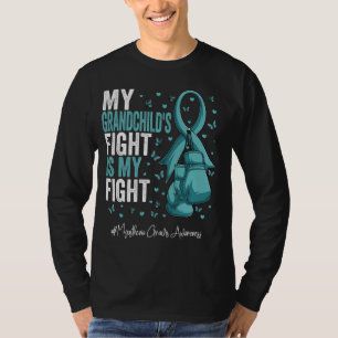 T-shirt Grandchild turquoise Ribbon Myasthenia Gravis Sens