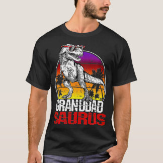 T-shirt Granddadsaurus T Re Dinosaur Granddad Saurus Famil