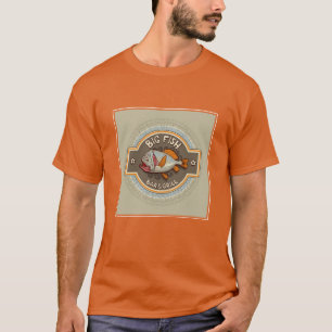 T-shirt Grande affiche de bar et grill de poissons