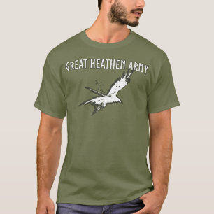 T-shirt Grande armée païenne   Raven volant