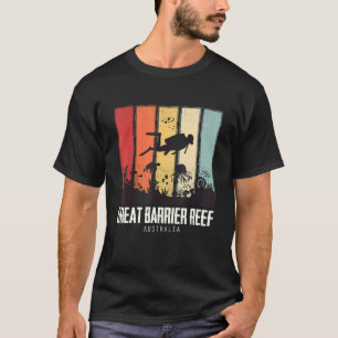 T-shirt Grande Barrière de corail plongée Australie Coral