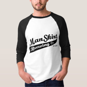 T-shirt Grande chemise de base-ball de bière