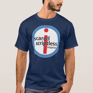 T-shirt Grande chemise effrayée de logo de timbre de
