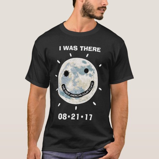 T-shirt Grande éclipse solaire américaine j'étais là