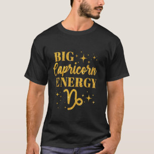 T-shirt Grande Énergie Capricorne Horoscope Zodiaque Capri