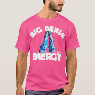 T-shirt Grande Énergie Denim Raver Rave Jnco Edm