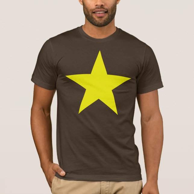 T-shirt Grande étoile jaune (Devant)