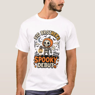 T-shirt Grande Frère d'Halloween Spooky Début