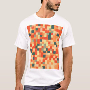 T-shirt Grande géométrie : Motif Abstrait sans couture.