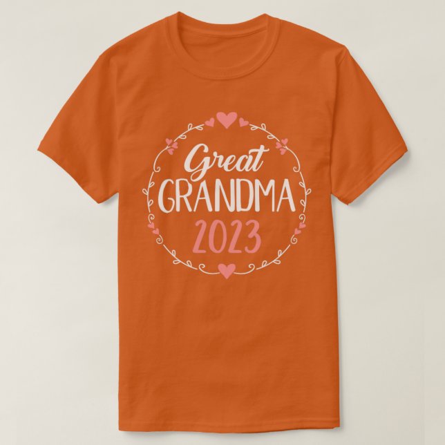 T-shirt Grande grand-mère 2023 pour faire-part de grossess (Design devant)