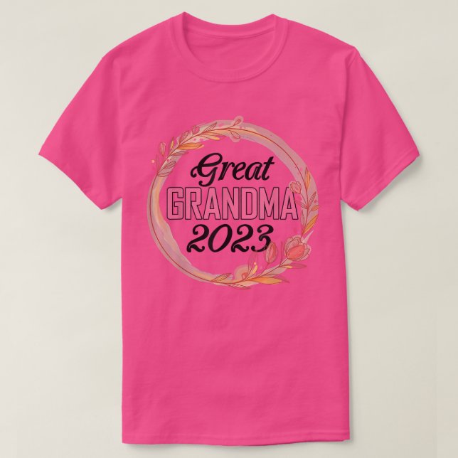 T-shirt Grande grand-mère 2023 pour la grossesse cadeau Fa (Design devant)