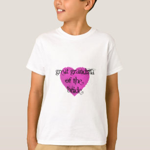 T-shirt Grande grand-mère de l'épouse