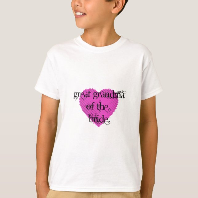 T-shirt Grande grand-mère de l'épouse (Devant)