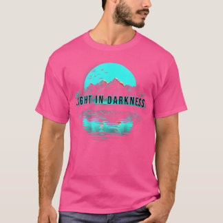 T-shirt Grande Graphisme De Montagne Idéal Pour La Randonn