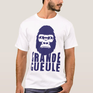 T-shirt grande gueule gorille citation