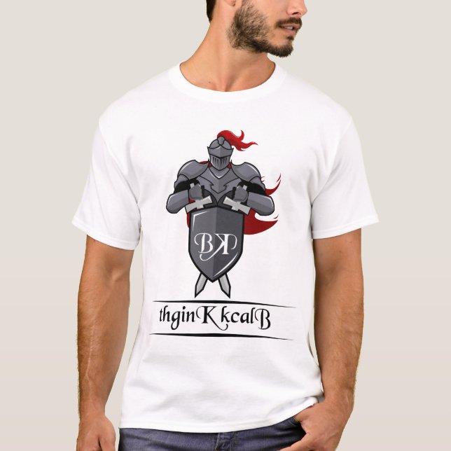 T-shirt Grande image faite sauter de mon logo de la Manche (Devant)