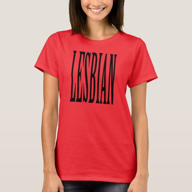 T-SHIRT GRANDE LESBIENNE (Devant)