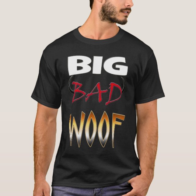 T-shirt GRANDE MAUVAISE chemise de WOOF (Devant)