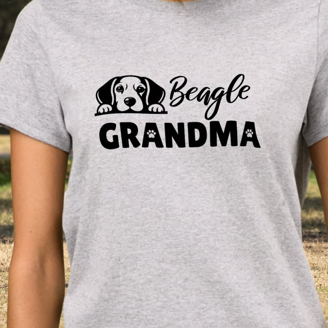 T-shirt Grande-mère Beagle amusante (Créateur téléchargé)
