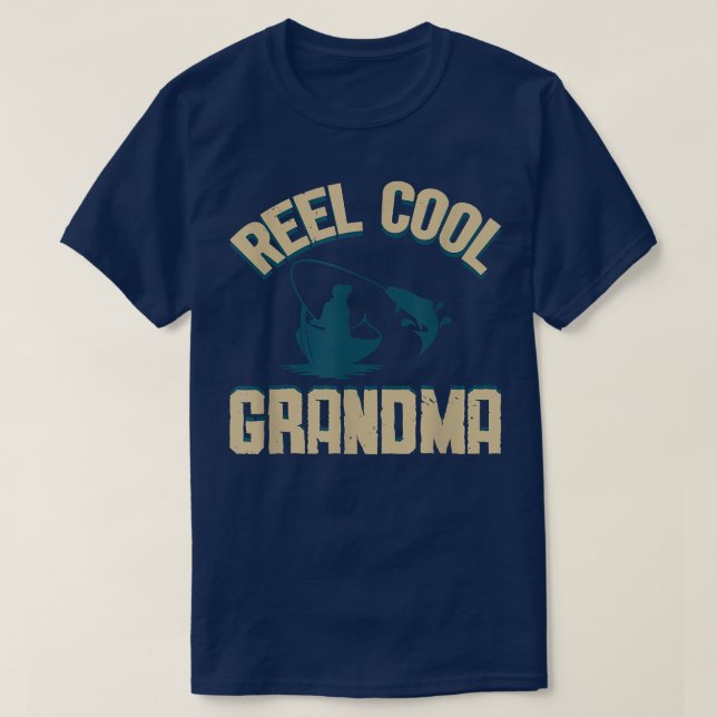 T-shirt Grande-mère Cool de rouleaux (Design devant)