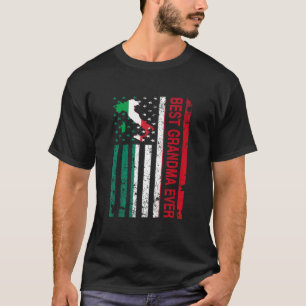 T-shirt Grande-mère italienne Italie Usa Fête des mères am