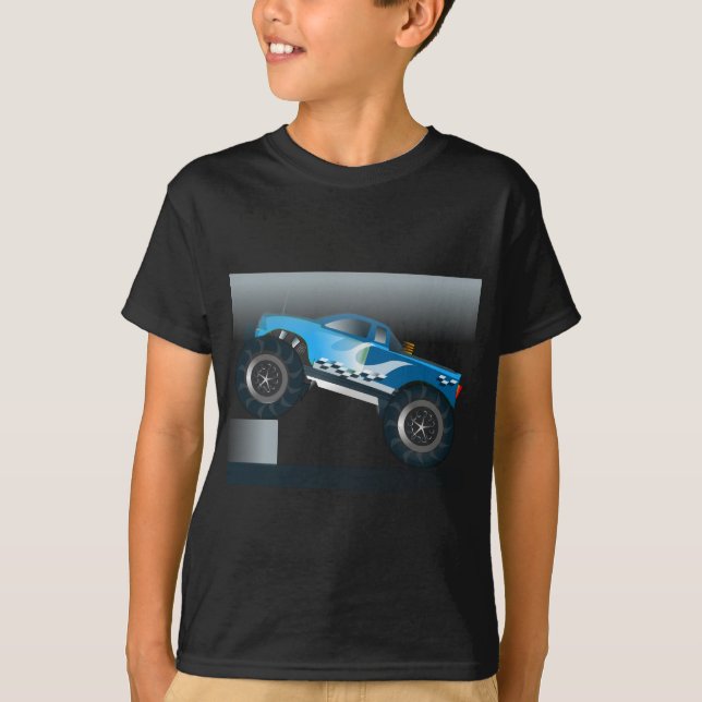 T-shirt Grande Monster Truck Speedway-amoureux de la conce (Devant)