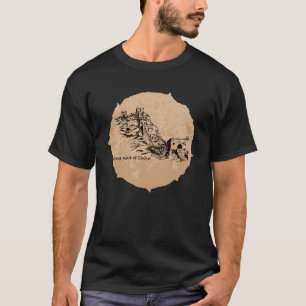 T-shirt Grande Muraille De Chine 7 Merveilles Du Monde