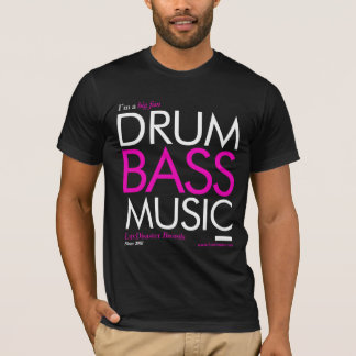 T-shirt Grande musique de tambour et de basse de fan