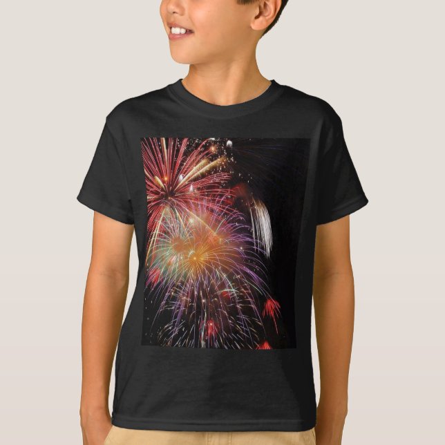 T-shirt Grande nuit de feux d'artifice (Devant)