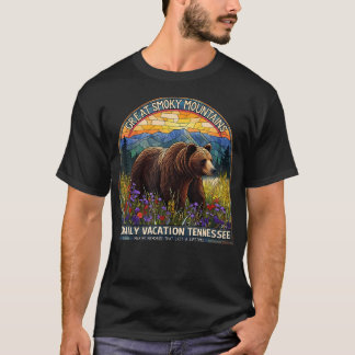 T-shirt Grande Parc de Voyage de Smoky Mountains pour Vaca