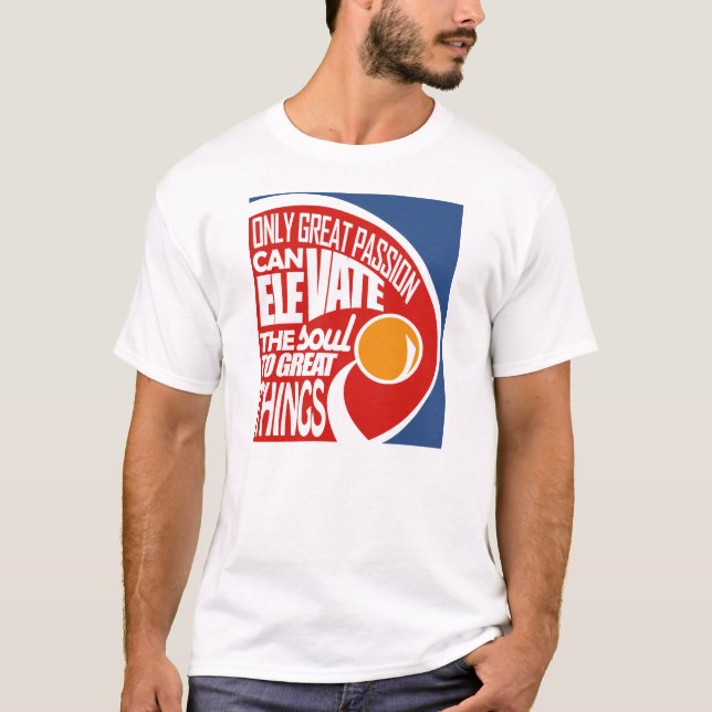 T-shirt Grande passion pour le ping-pong (Devant)