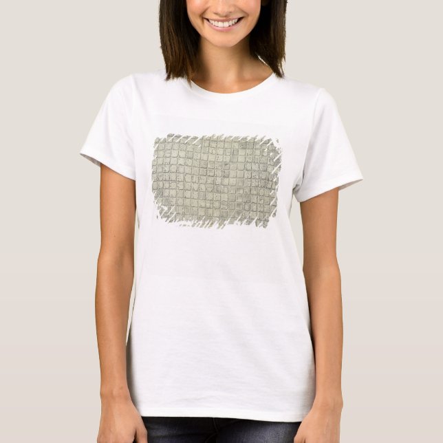 T-shirt Grande plaque avec l'écriture idéographique de l'e (Devant)