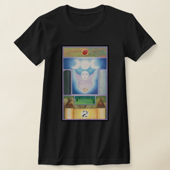 T-shirt Grande Prêtresse du Tarot (Poser)