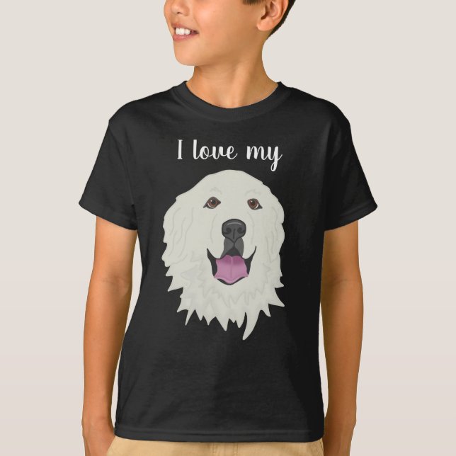 T-shirt Grande Pyrénées personnalisables (Devant)