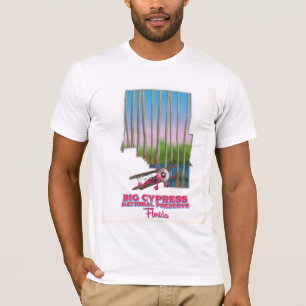 T-shirt Grande réserve nationale de cyprès carte de la F