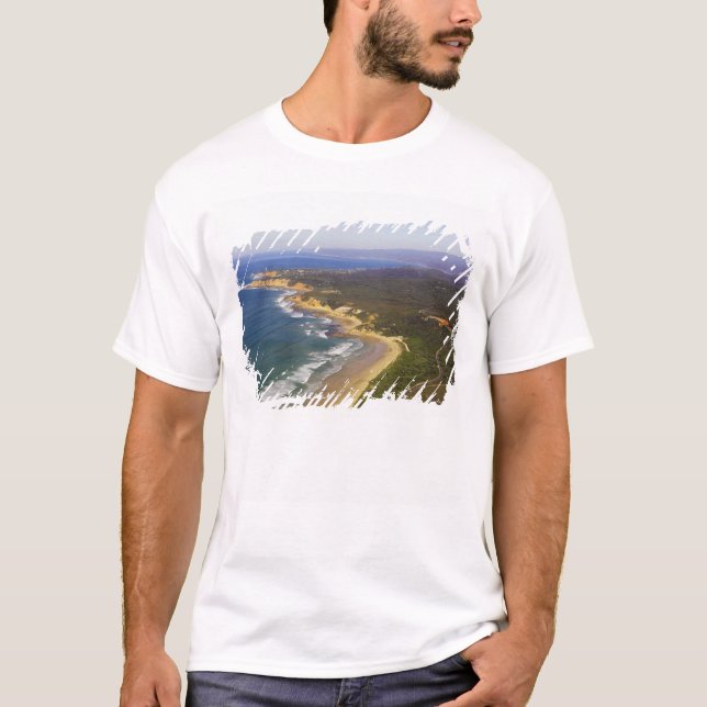 T-shirt Grande route océanique et phare de Split Point, (Devant)