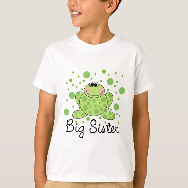 T-shirt Grande soeur de grenouille (Devant)