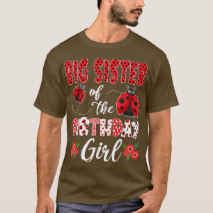 T-shirt Grande Sœur De La Fille De L'anniversaire Famille 
