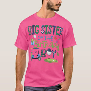 T-shirt Grande Soeur De L'Anniversaire Garçon Trou Dans Un