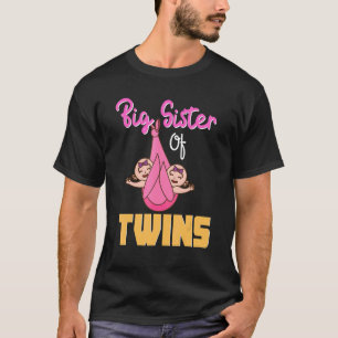 T-shirt Grande Soeur Des Jumeaux Nouvelle Soeur Faire-part