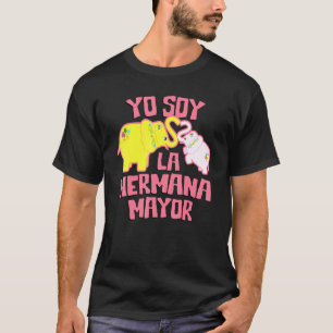 T-shirt Grande Soeur Espagnole Hermana Maire Cute Elephant