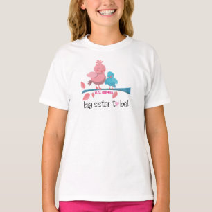 T-shirt grande soeur faire-part de grossesse des oiseaux r