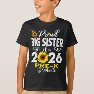 T-shirt Grande sœur fière de mères diplômées de pré-matern