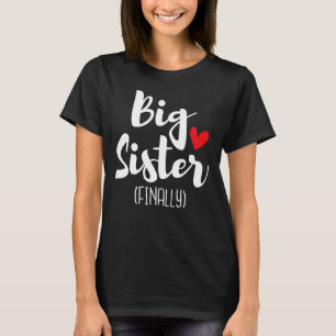T-shirt Grande Soeur Finalement Enfants Soeurs Enfants Enf