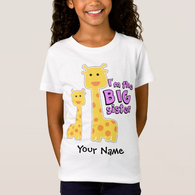 T-Shirt Grande soeur Giraffe (Devant)