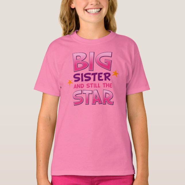 T-shirt Grande soeur Star (Devant)