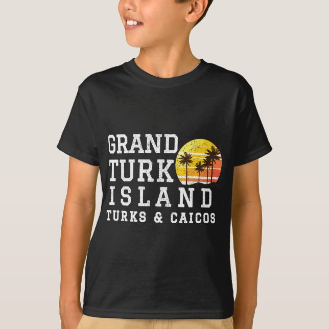 T-shirt Grande Turk Island Turks and Caicos Famille corres (Devant)