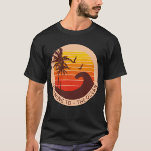 T-shirt Grande vague - À l'écoute de l'océan