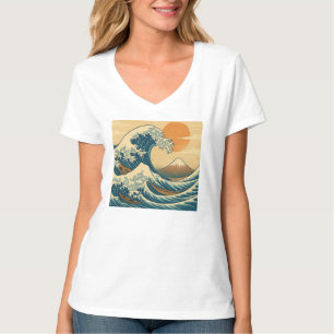 T-shirt Grande vague au large de Kanagawa