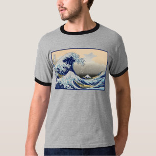 T-shirt Grande vague au large de Kanagawa et Mont Fuji Mer